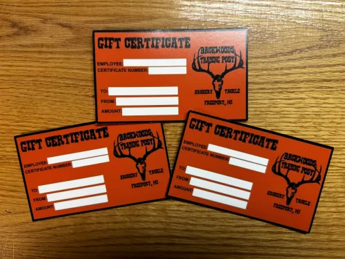 Backwoods Gift Certificate